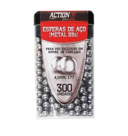 ESFERA DE AÇO ACTION-X 4.5mm 300un